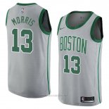 Camiseta Boston Celtics Marcus Morris NO 13 Ciudad 2018 Gris