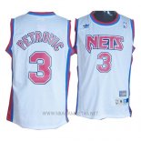 Camiseta Brooklyn Nets Drazen Petrovic NO 3 Retro Blanco