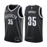 Camiseta Brooklyn Nets Kevin Durant NO 35 Icon 2019-20 Negro