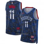 Camiseta Brooklyn Nets Kyrie Irving NO 11 Select Series Azul