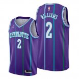 Camiseta Charlotte Hornets Marvin Williams NO 2 Classic 2019-20 Violeta