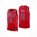 Camiseta Chicago Bulls Lonzo Ball NO 2 Icon 2025-26 Rojo