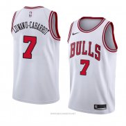 Camiseta Chicago Bulls Timothe Luwawu-Cabarrot NO 7 Association 2018 Blanco