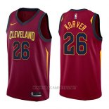 Camiseta Cleveland Cavaliers Kyle Korver NO 26 Icon 2017-18 Rojo