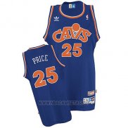 Camiseta Cleveland Cavaliers Mark Price NO 25 Retro 2008 Azul