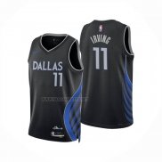 Camiseta Dallas Mavericks Kyrie Irving NO 11 Ciudad 2025-26 Negro