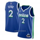 Camiseta Dallas Mavericks Kyrie Irving NO 2 Ciudad 2022-23 Azul