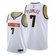 Camiseta Denver Nuggets Mason Plumlee NO 7 Association 2019-20 Blanco