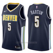 Camiseta Denver Nuggets Will Barton NO 5 Icon 2017-18 Azul