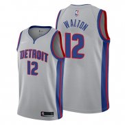 Camiseta Detroit Pistons Derrick Walton NO 12 Statement 2019-20 Gris