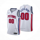 Camiseta Detroit Pistons Personalizada Association 2024-25 Blanco