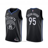 Camiseta Golden State Warriors Juan Toscano-Anderson NO 95 Ciudad Negro