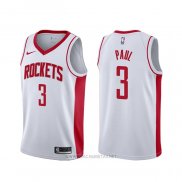 Camiseta Houston Rockets Chris Paul NO 3 Association Blanco