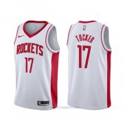 Camiseta Houston Rockets P.j. Tucker NO 17 Association Blanco