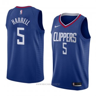 Camiseta Los Angeles Clippers Montrezl Harrell NO 5 Icon 2018 Azul