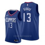 Camiseta Los Angeles Clippers Paul George NO 13 Icon 2019 Azul