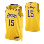 Camiseta Los Angeles Lakers Austin Reaves NO 15 Icon 2022-23 Amarillo