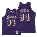 Camiseta Los Angeles Lakers Shaquille O'neal NO 34 2020 Chinese New Year Throwback Violeta