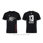 Camiseta Manga Corta Paul George All Star 2019 Oklahoma City Thunder Negro