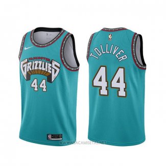 Camiseta Memphis Grizzlies Anthony Tolliver NO 44 Classic Verde