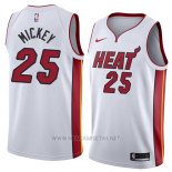 Camiseta Miami Heat Jordan Mickey NO 25 Association 2018 Blanco
