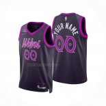 Camiseta Minnesota Timberwolves Personalizada Ciudad 2025-26 Negro