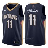 Camiseta New Orleans Pelicans Jrue Holiday NO 11 Icon 2017-18 Azul