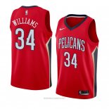 Camiseta New Orleans Pelicans Kenrich Williams NO 34 Statement 2018 Rojo