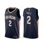 Camiseta New Orleans Pelicans Lonzo Ball NO 2 Icon Azul