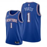 Camiseta New York Knicks Bobby Portis NO 1 Statement Azul