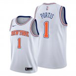 Camiseta New York Knicks Bobby Portis NO 1 Statement Blanco