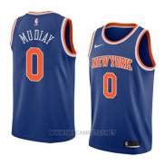 Camiseta New York Knicks Emmanuel Mudiay NO 0 Icon 2018 Azul