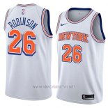 Camiseta New York Knicks Mitchell Robinson NO 26 Statement 2018 Blanco