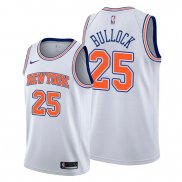 Camiseta New York Knicks Reggie Bullock NO 25 Statement Blanco