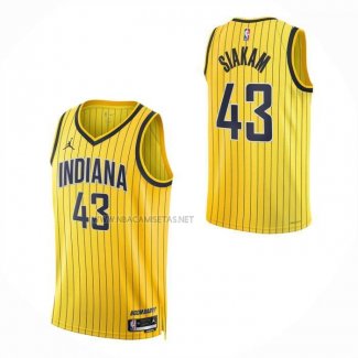 Camiseta Nino Indiana Pacers Pascal Siakam NO 43 Statement 2026-27 Oro
