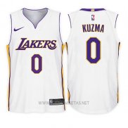 Camiseta Nino Los Angeles Lakers Kyle Kuzma NO 0 Association 2017-18 Blanco