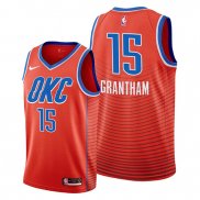 Camiseta Oklahoma City Thunder Donte Grantham NO 15 Statement Naranja