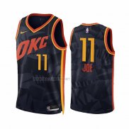 Camiseta Oklahoma City Thunder Isaiah Joe NO 11 Ciudad 2023-24 Negro