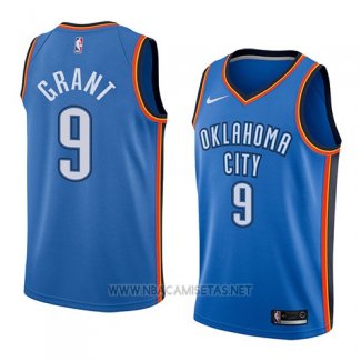 Camiseta Oklahoma City Thunder Jerami Grant NO 9 Icon 2018 Azul