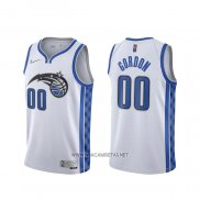 Camiseta Orlando Magic Aaron Gordon NO 00 Earned 2020-21 Blanco