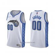 Camiseta Orlando Magic Aaron Gordon NO 00 Earned 2020-21 Blanco