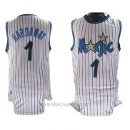 Camiseta Orlando Magic Anfernee Hardaway NO 1 Retro Blanco