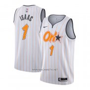 Camiseta Orlando Magic Jonathan Isaac NO 1 Ciudad 2020-21 Blanco