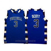 Camiseta Pelicula Tree Hill Nathan Scott NO 3 Azul