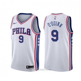 Camiseta Philadelphia 76ers Kyle O'quinn NO 9 Association Blanco