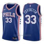 Camiseta Philadelphia 76ers Robert Covington NO 33 Swingman Icon 2017-18 Azul