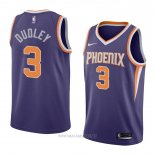 Camiseta Phoenix Suns Jarojo Dudley NO 3 Icon 2018 Violeta