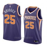 Camiseta Phoenix Suns Mikal Bridges NO 25 Icon 2018 Violeta