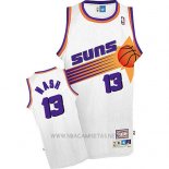 Camiseta Phoenix Suns Steve Nash NO 13 Retro Blanco2