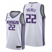 Camiseta Sacramento Kings Richaun Holmes NO 22 Association Blanco